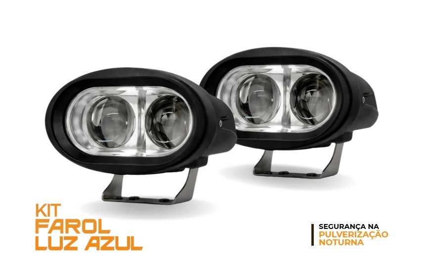 Kit Farol Luz Azul
